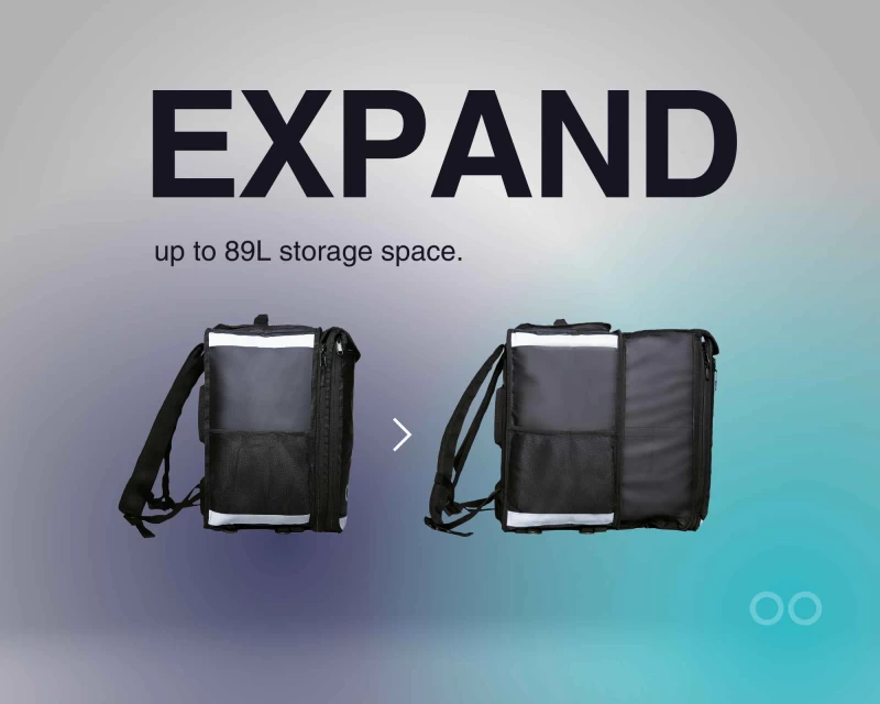 Telescopic Cubic Bag, 89 L